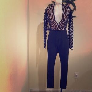 Black sequin bodysuit NWT!